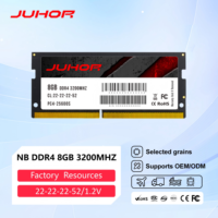 Mémoire RAM DDR4 JUHOR 8 Go 3200 MHz SODIMM CE FCC RoHS, usine de Shenzhen, directement de l'usine, OEM/ODM, mémoire pour ordinateur portable, garantie de 3 ans