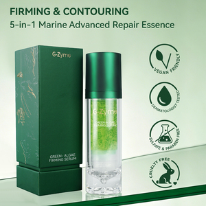 Sérum Raffermissant aux Algues Vertes Marque Privée OEM, Essence Réparatrice Marine Avancée Anti-Âge, Sérum Liftant et Contourant pour le Visage, Faible MOQ - Product Image 1