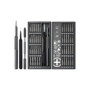Kit de tournevis électrique sans balais de précision 38 en 1 avec 50 embouts magnétiques, couple de 0,35 N.M pour ordinateur et bricolage Torx - Product Image 1