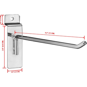 Good Quality Metal Slotted Hanging Slatwall <b>Hook</b> for Accessories Display Mobile Phone - Product Image 3