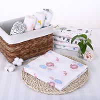 Couverture d'emmaillotage pour bébé en mousseline 100 % coton, motifs personnalisés, douce et tissée, pour filles et garçons – Prix usine