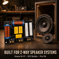 Répartiteur de fréquence 715 pour haut-parleurs 2 voies 10-12 pouces, réseau de crossover 700W 4-8 Ohm 2000Hz, accessoires pour haut-parleurs HiFi aigus/basse