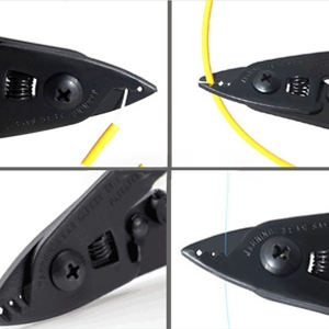 TFN Pince Miller à <span class=keywords><strong>trois</strong></span> ports Pince à dénuder Couche de revêtement Pince à dénuder FTTH Outils de qualité télécom Dénudeur de fibres optiques - Product Image 2