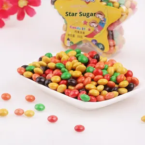 Vente en gros Étoile à cinq branches Souhaitant Bouteille Colorée Saint Valentin Chocolat Haricots Internet Celebrity <span class=keywords><strong>Snack</strong></span> Food Supermarché - Product Image 3