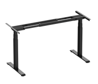 Cadre de bureau électrique ergonomique réglable en hauteur à moteur unique, idéal pour le travail assis-debout – Super économique