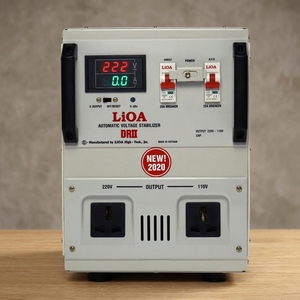 Energy Saving LiOA DRII 3000 II 3kVA Automatic <b>Voltage</b> <b>Stabilizer</b> Single Phase AC Power Supply with Copper Wire Technology - Product Image 3