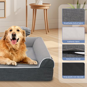 Luxe Hondenbed Grote Bank Huisdier/Hondenbed Afneembare Wasbare Hoes Dierenbedden Maatwerk Hond Slaapmat - Product Image 3