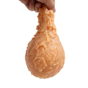 Novelty Chicken Drumstick Squishy <b>Toy</b> With Funny Food Look Soft Pressure Relief Hand <b>Toy</b> For <b>Desk</b> Decor Party And Gift Use - Product Image 2
