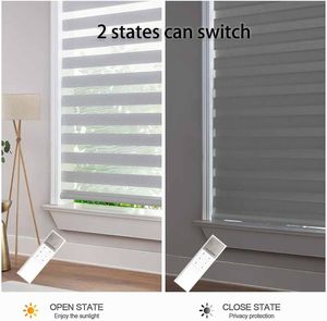 Persianas Enrollables Motorizadas con Panel Solar Inalámbrico Estándar Americano, Cortinas Inteligentes para Ventanas - Product Image 5