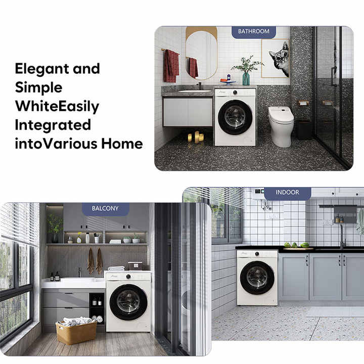 6-10kg Automatic Laundry Washing Machine Turbine Washer and Drying ...