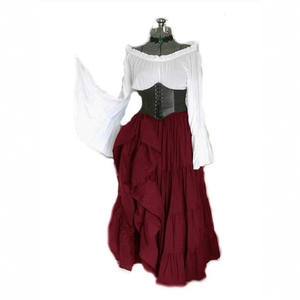 Abito <span class=keywords><strong>da</strong></span> Donna per Feste Danza Costume Retrò Cosplay Abito <span class=keywords><strong>da</strong></span> <span class=keywords><strong>Sera</strong></span> Mascherata Vittoriano Gotico Regina Medievale Rinascimentale Principessa Elfica - Product Image 3