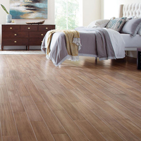 Kostenlose Muster Holzoptik Vinyl-Planken-Bodenbelag Gemusterter SPC-Vinylboden für die Küche