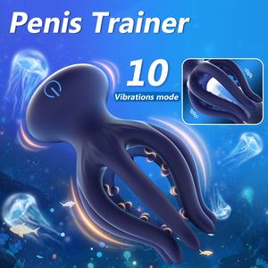 Octopus Vibrerende Massager 10 Trillingen Krachtige Trillingen Seksspeeltjes Voor Koppels Mannelijke Penis Speelgoed Borstmassage - Product Image 4