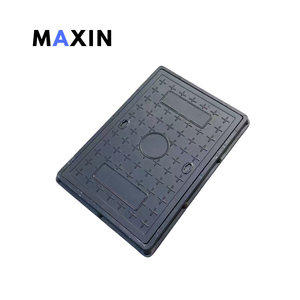 FRP penutup lubang Manhole Resin komposit desain lingkaran persegi bulat tutup saluran air luar ruangan tutup saluran pembuangan plastik cor penutup Manhole FRP - Product Image 4