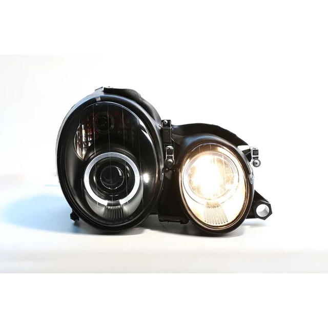 LED Dynamic Sequential With Single Vision Lens Head Light Assembly for Benz CLK W208 1997-2003