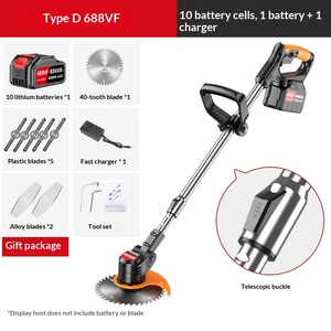 Cortadora de Césped Eléctrica, Recortadora de Hierba, Batería de Litio, Portátil, Multifuncional, Pequeña, para Uso Doméstico, para Podar y Cortar Hierba - Product Image 6