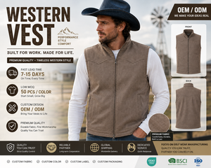 <span class=keywords><strong>Chaleco</strong></span> <span class=keywords><strong>Vaquero</strong></span> para Hombre, <span class=keywords><strong>Chaleco</strong></span> Bordado Personalizado, OEM ODM, Ropa de Trabajo para Exteriores y Granja - Product Image 1