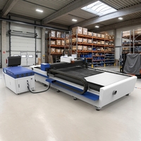 Meilleure machine de découpe laser à fibre haute puissance avec refroidissement par eau pour tôles d'acier et métaux, commande CNC (Cypcut), moteur servo Fuji