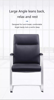 Silla Ejecutiva Moderna de Oficina con Elevación y Altura Ajustable, en Cuero PU