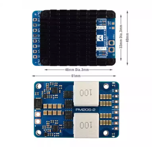 Module d'alimentation MATEK PM20S-2 pour drone, deux régulateurs de tension abaisseurs indépendants 9V-85V, diviseur de tension 25K, matériau ABS - Product Image 4