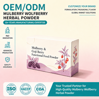 Poudre de Goji de Mûrier OEM ODM Marque Privée Vente en Gros Soutien Oculaire au Sésame Noir pour Compléments Alimentaires Antioxydants