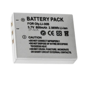 Batería para Cámara LI-30B 800mAh 30B para Olympus -Mini Digital Stylus, Certificación CE RoHS, Venta al Por Mayor, Celdas Completas de Nivel 1 - Product Image 1