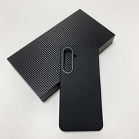 Nouveauté Étui de luxe en fibre de carbone à motif aramide pour Samsung S23 S24 S25 Z Ultra Étui de téléphone portable avec logo personnalisé