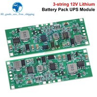 Module d'alimentation sans interruption (ASI) TZT 3S 12V 3A 36W pour batterie au lithium, avec fonctions de charge et de décharge