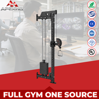 Système de poulies murales APEXHQ pour musculation, machine à poulies réglable, rack de gym pour entraînement de force