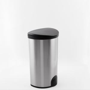 <span class=keywords><strong>Poubelle</strong></span> intelligente de forme <span class=keywords><strong>ronde</strong></span> en acier inoxydable à usage domestique à détection de pied avec couvercle - Product Image 5
