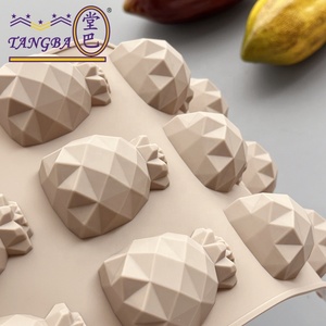 Tangba Mini Diamond Pineapple Mousse Mold Fruit Dessert Customizable Silicone Baking <strong>Cake</strong> <strong>Tools</strong> - Product Image 5