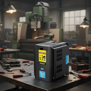 Convertidor de frecuencia variable Vevor CNC para motor, 4 kW, 1-3 fases, entrada CA 220V, control de velocidad variable para motor CA - Product Image 2