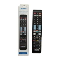 Télécommande universelle IR HUAYU RM-L1598 Ultra sans appairage pour téléviseurs Samsung