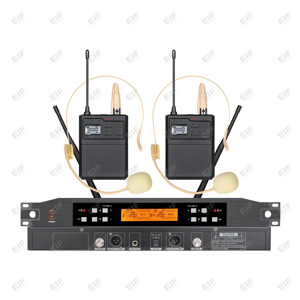 ไมโครโฟนไร้สาย OEM EIF HP-1000 แบบ 2 ช่องสัญญาณ น้ำหนักเบา ใช้ได้ทั้งแบบมือถือและแบบคาดศีรษะ พร้อมอินเทอร์เฟซ XLR ลดเสียงรบกวน สำหรับร้องคาราโอเกะ - Product Image 5