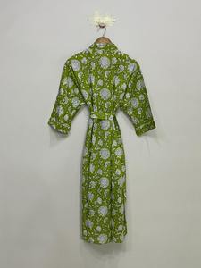 Kimono long en coton Taille libre - Product Image 6