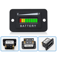 Alternateur pour voiturette de golf électrique, véhicule électrique, machine à empiler Star Car, voltmètre numérique LED 48 volts, jauge de batterie LED