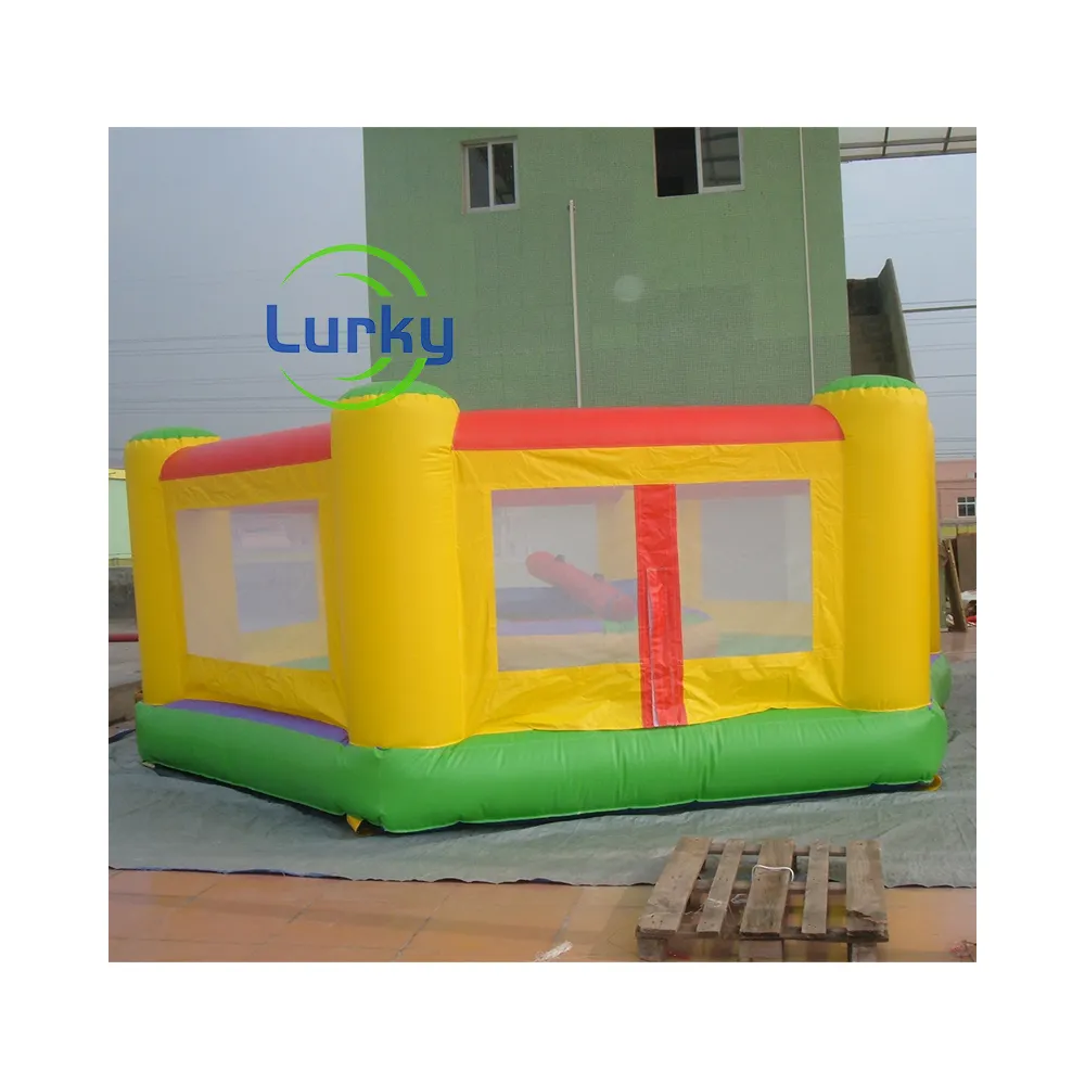 Quảng cáo bên Inflatable Bouncer nhà nhảy bouncy trẻ em trò chơi lâu đài