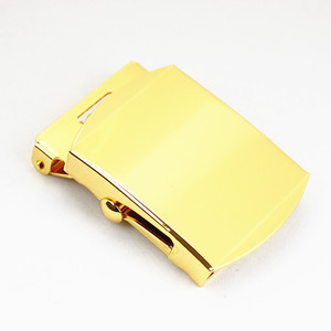 Hebilla de cinturón con tapa abatible deslizante de metal de color dorado de alta calidad al por mayor - Product Image 3