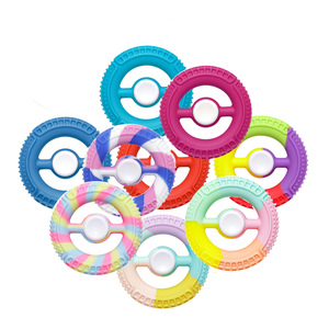 Новый дизайн, игрушка-антистресс, сжималка, захват, сенсорный Поппер, силиконовая ручка, зажим, шумогенератор с фиджет-спиннером - Product Image 1