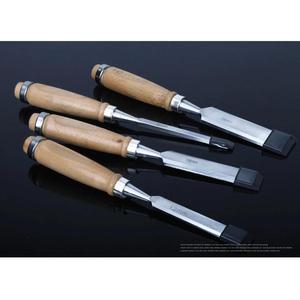 สิ่วแบน 6 มม. 12 มม. 18 มม. 20 มม. ด้ามไม้ ชุดเครื่องมือช่างไม้ ทนทาน คมกริบ - Product Image 3