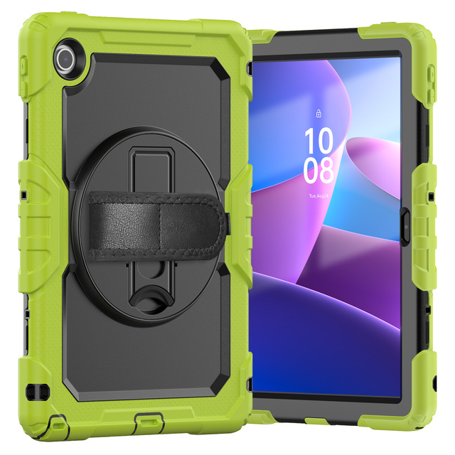 Hot Selling Tablet Heavy Duty Case for Lenovo 360 Rotate Kickstand Shoulder Belt Tablet Cover for Lenovo M11 HD K11 2024 11 Inch