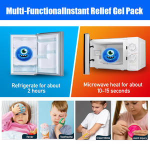 गंध बिंगफान पुनः प्रयोज्य गर्म और ठंडा पैक व्यक्तिगत देखभाल चिकित्सा जेल बच्चों के उपहार के लिए अनुकूलित लोगो के साथ दर्द राहत - Product Image 6