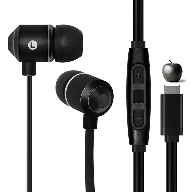 High Quality Original C68E Chip DAC Light In-Ear Headphones Mic Stereo High Bass 10mm Driver 32 Impedance 1.2m Cable