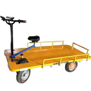 Carro de Transporte Móvil de Acero con Plataforma Plana, Herramienta Logística para Invernaderos y Almacenes - Product Image 3