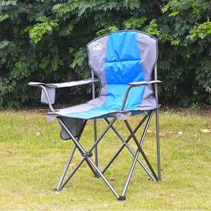Chaise de camping pliante Camp World rose et grise, portable pour extérieur et jardin, avec porte-gobelet et sac de transport - Product Image 5