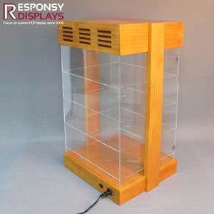 Wooden <strong>Pegboard</strong> Floor <strong>Display</strong> Stand With <strong>Hooks</strong> Double Sided Retail Store Rack for Tools Accessories Supermarket Exhibition - Product Image 5