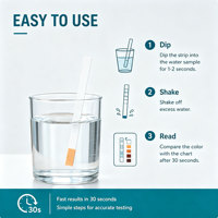 Tiras Reactivas para Pruebas de Calidad del Agua, Detección Rápida, Tiras Reactivas para Ácido Peracético, 0-2000 mg/L, Tiras Reactivas para PAA, OEM