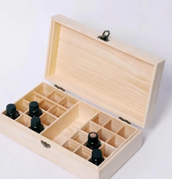 Boîte à Huiles Essentielles, Conteneur Multi-Compartiments pour Bouteilles d'Huiles Essentielles, Boîte Cadeau de Présentation pour Huiles Essentielles d'Aromathérapie