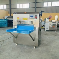 Coupeur de filet de poisson commercial trancheuse à viande Machine de tranche de viande de boeuf Machine de découpe de viande de rouleau d'agneau pour magasin d'alimentation