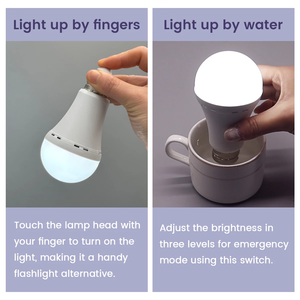 Có thể sạc lại Bóng đèn ánh sáng 7W 9W 12W 15W khẩn cấp có thể sạc lại dẫn bóng đèn cơ sở E27 B22 nhà mất điện khẩn cấp bóng đèn với chuyển đổi - Product Image 4